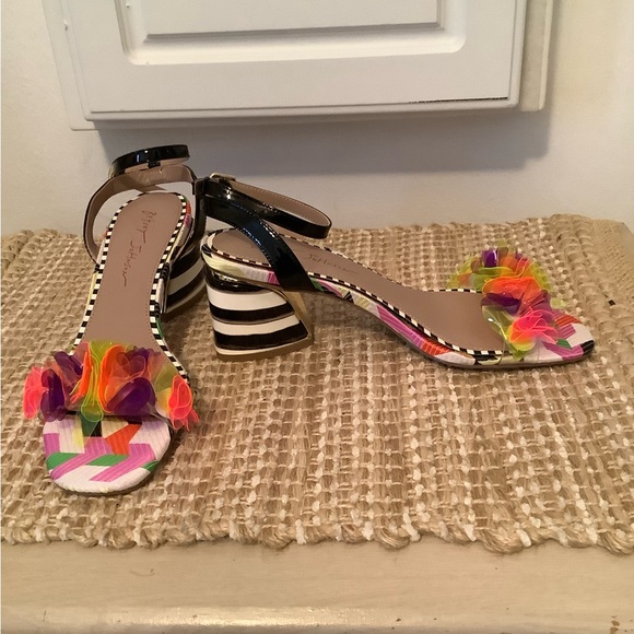 Betsey Johnson Colorful Open Toe Sandals - Picture 2 of 7